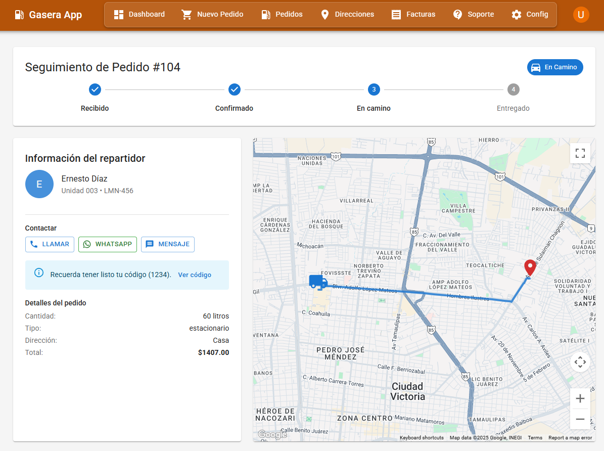 Gaserafy - Desarrollo Web